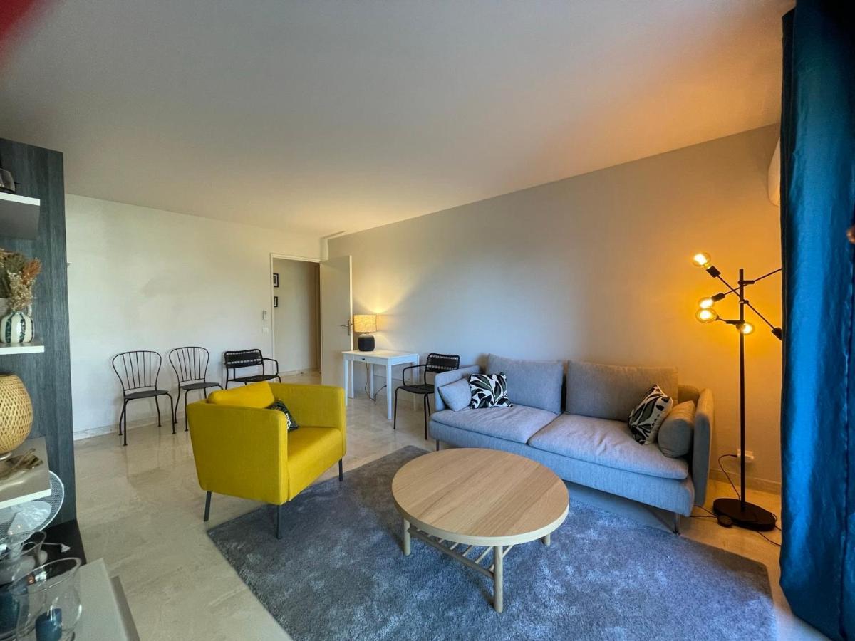 C012-Appartement Confortable Avec Piscine, Tennis Et Grand Parc Cannes Esterno foto
