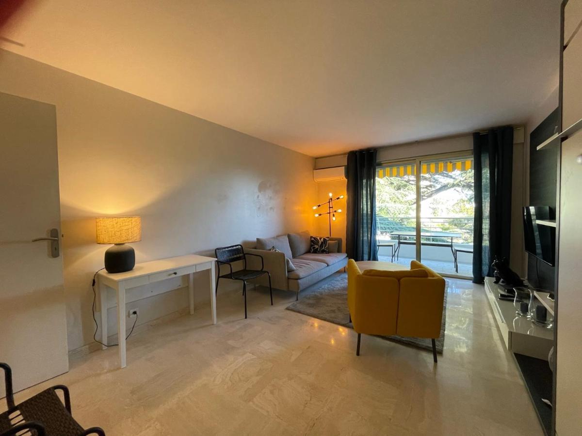 C012-Appartement Confortable Avec Piscine, Tennis Et Grand Parc Cannes Esterno foto
